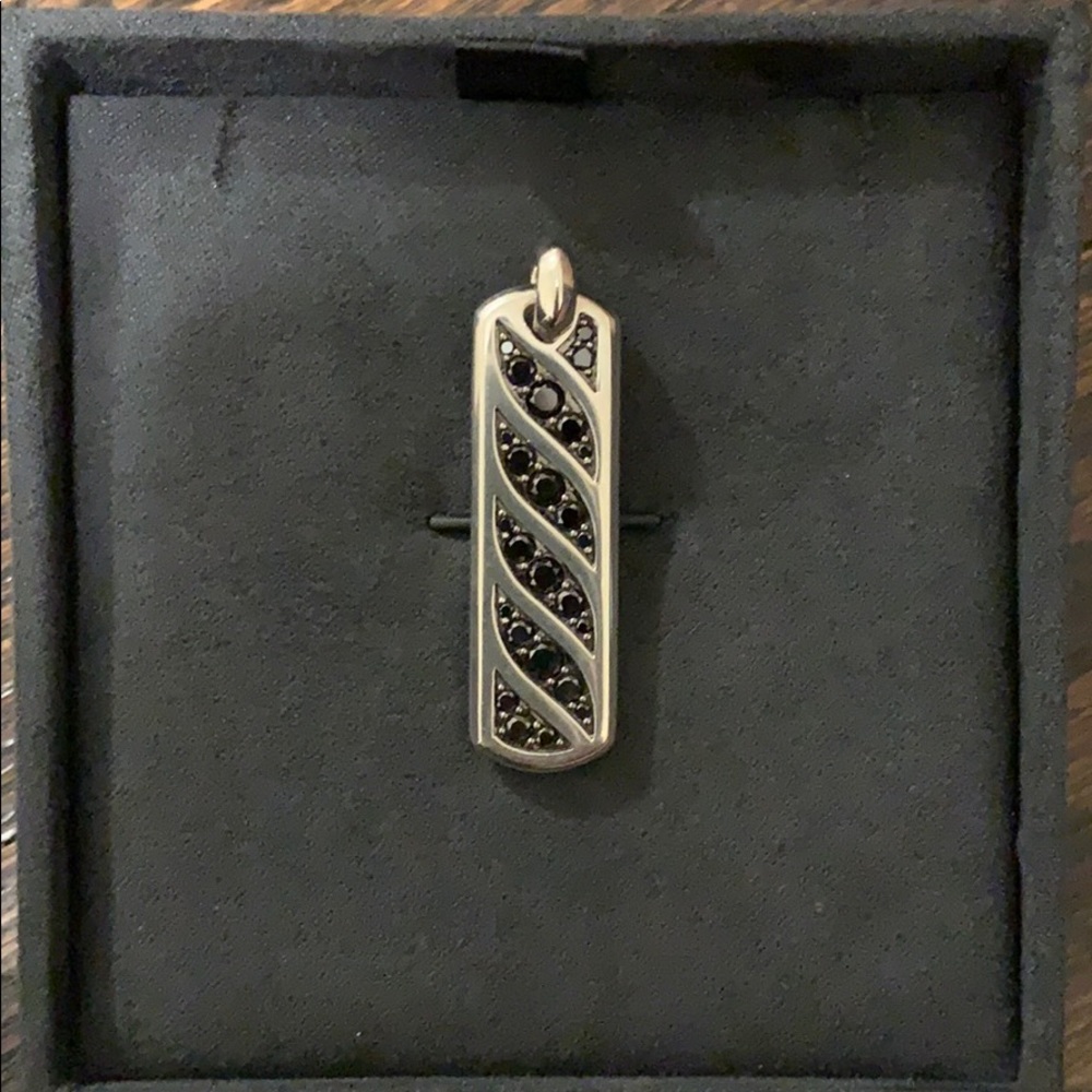 David Yurman Black Diamond Tag